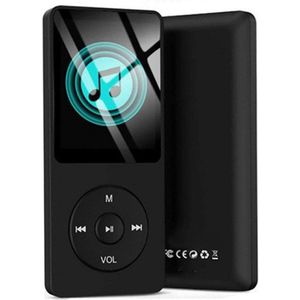 MP3 Speler-30 Gram Licht-Bluetooth-Zender-Tot 70 Uur Speeltijd-1 Stuks-Zwart