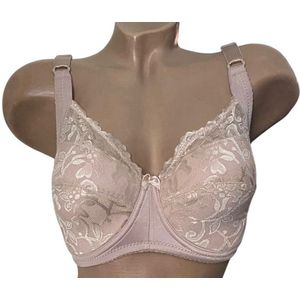 Beha niet voorgevormd met voering en beugel 95D beige