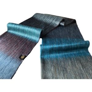 Alpaca D'Luxe Sjaal - Sustainable - Hypoallergeen - Smaragd - Blauw - Multicolor - Scarf - Zacht en van Kwaliteit - Handgemaakt met alpacawol - Luxe cadeau - Elegant - Zakelijk - Sjaals Dames - Sjaals Heren - Kerstcadeau - Duurzaam - Comfortabel