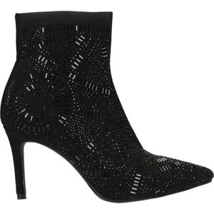 La Strada Enkellaarsje zwart met glitter dames - maat 36