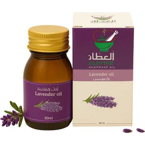 RNCosmetics - Lavendelolie 30ml – 100% Pure Lavandula Angustifolia – Ontspannend & Kalmerend – Stressvermindering, Slaapondersteuning & Huidverzorging – Ideaal voor Aromatherapie, Massage & Bad