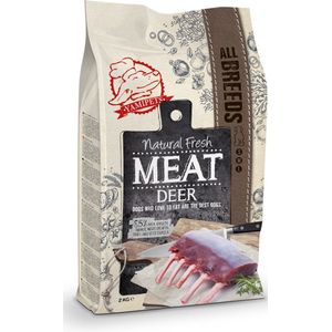 Natural Fresh Meat All Breeds Hert - Hondenvoer - 12 kg