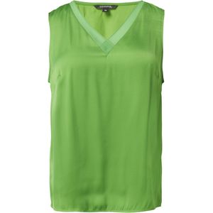 comma - Blouse - Mouwloos - Satijn - Chiffon Halslijn