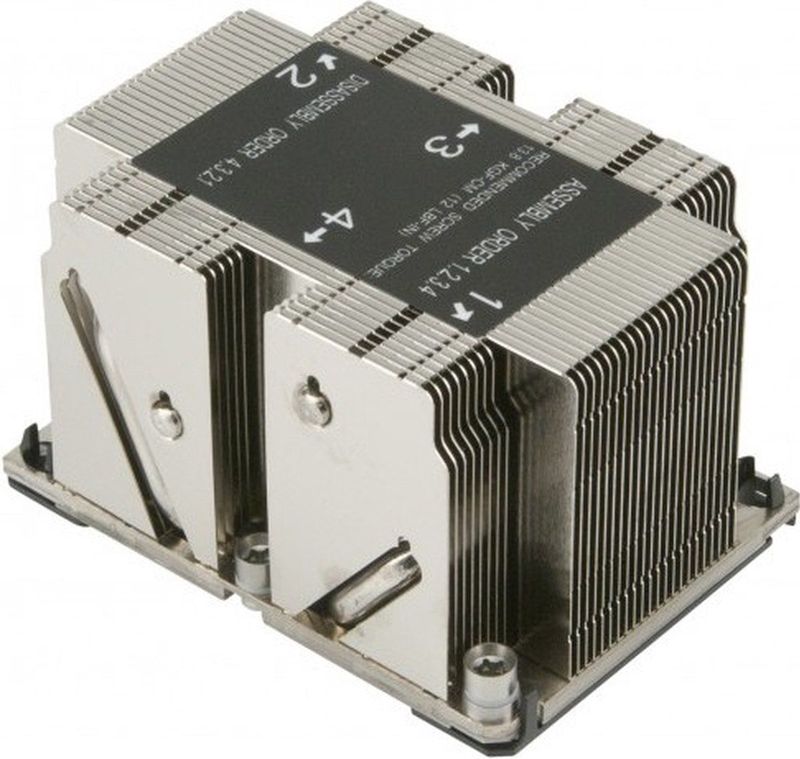 Supermicro SNK-P0068PS - CPU-koeler - 2U - 64 mm