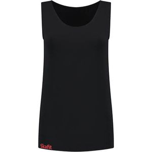 Skafit Casual dames hemd maat L - zwart - ademend - antibacterieel - stretch - platte naden - extra lengte