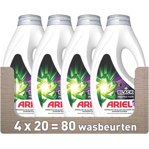 4x Ariel Vloeibaar Wasmiddel +Revita Black 20 Wasbeurten 900 ml