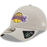New Era Los Angeles Lakers Cap – Grijs - 9FORTY - One Size – NBA - New Era Caps - 9Forty - Pet Heren - Pet Dames - Petten – Caps