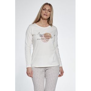 Cornette Katoenen Pyjama Dames Volwassenen Lange Mouw Lange Broek Today 655/362 L