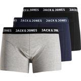 Jack & Jones heren boxershort 3-Pack - Black Blue Nights  - Maat XXL