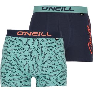 O'Neill premium heren boxershorts 2-pack - script - maat XXL