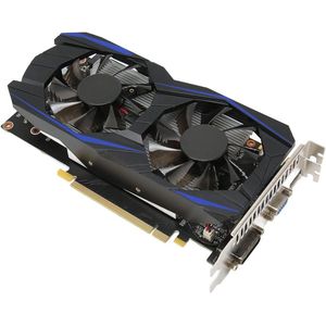 Brenzoos - Gaming Grafische Kaart 6GB GDDR5 192 Bit PCI Express 2.0 met Dual Fan Cooling voor PC - HDMI VGA DVI - DirectX11 - Krachtige GPU - PCI uitbreidingskaart