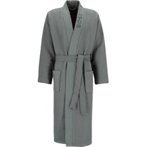 BOSS - Waffle Kimono - Ochtendjas - Groen