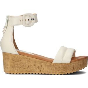 Omoda 722025 Sandalen - Met Sleehak - Dames - Beige - Maat 40