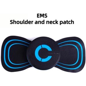 Mini Massage Apparaat met Microstroom - Elektrische Schouder en Nek Massage Kussen - Laagfrequente Multifunctionele Spierontspanner - Nekmassager met Kneedfunctie voor Thuis en Kantoor