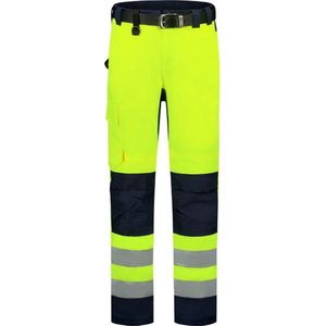 Tricorp Werkbroek High Vis Bicolor Stretch 503011 - Mannen - Geel/Ink - 42