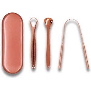 Oral Ease Tongschraper - RVS - 4 Stuks - Tongschraper- Tongreiniger