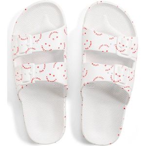 FREEDOM MOSES SLIPPERS LOVE RULES WHITE-35/36