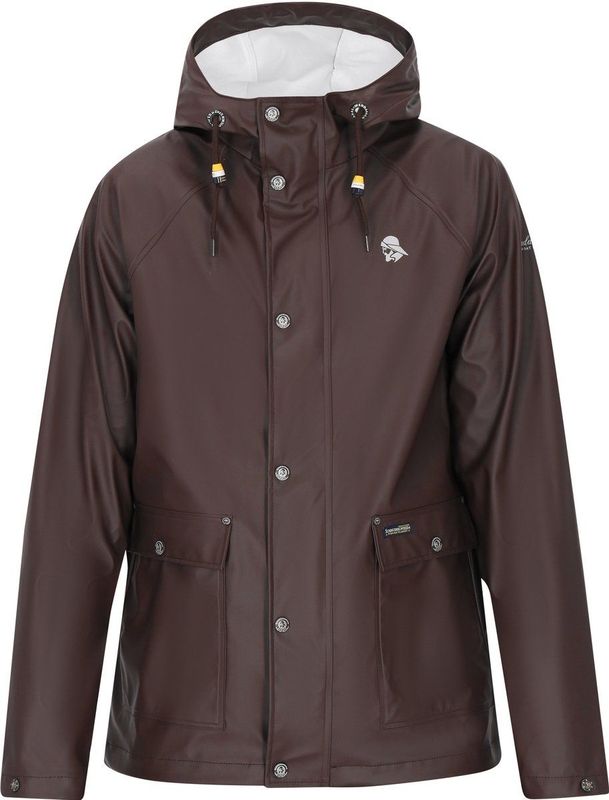 Schmuddelwedda Functionele jas  donkerbruin