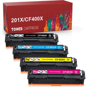 HP 201X Multipack Laser Toner - CF400X/CF401X/CF402X/CF403X