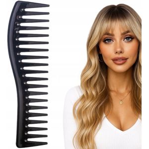 Brede kam voor krullend haar - Ontwarren en Modelleren