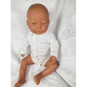 BABIDU - Babybody - Uniseks - V-hals - 100% Katoen - Hypoallergeen - Lange Mouwen