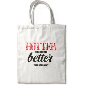 Hotter Than Your Ex, Better Than Your Next Tote Bag, Draagtas, Katoenen Tas, Winkelen | Strandtas, Stray Kids Fan Lover Tote Bag Merch