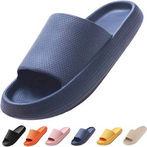 Vivva - Zachte Slippers - Badslippers - Hotelslippers - Slides - Pantoffels - Sloffen - Anti-Slip - Blauw - Maat 36/37 - FLIPSY