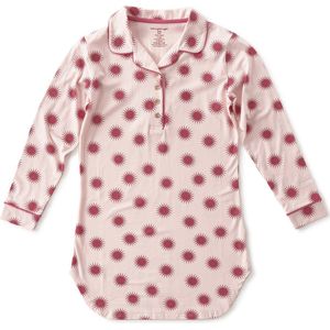 Little Label Dames Nachthemd - Maat S / 36 - Model slaapshirt - Fuchsia, Roze - Zachte BIO Katoen