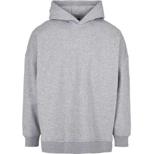 Build Your Brand Oversized Cut On Sweatshirt Met Capuchon Grijs L Man