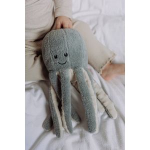 Flow Amsterdam - Oplaadbare hartslagknuffel - Olly sea grey - White noise - Hartslag - Ademgeluid