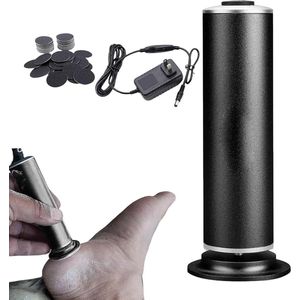 Voetschuurmachine eeltverwijderaar - Elektrische voetvijl voor eeltverwijdering - 60 stuks schuurpapier inbegrepen .