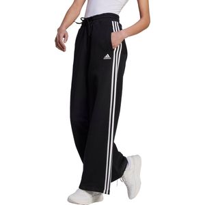 adidas Sportswear Essentials 3-Stripes French Terry Wide Joggers - Dames - Zwart- M