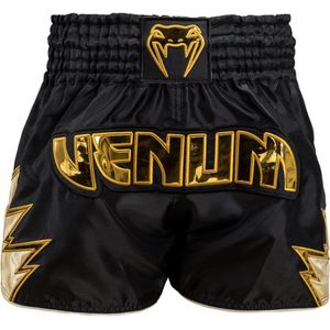Venum Inferno Muay Thai Kickboks Shorts Zwart Goud - M