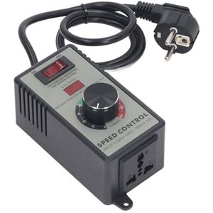 AC Motor Speed Regulator, 220-240V 4000W Variable Speed Controller, Fan Speed Controller with Overload Protection Switch, Electronic Voltage Regulator