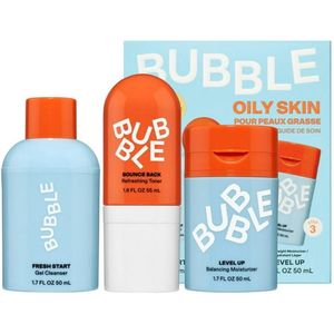 Bubble - Skincare 3-Step Balancing Bundle - For Normal to Oily & Combo Skin - set of 3 - Cadeau