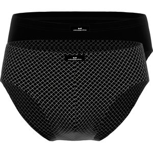 Gotzburg heren sport slip (2-pack) - zwart geruit