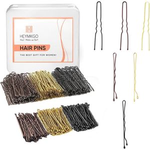 Haarspelden set van 300 - U-vormige en bobby pins voor opsteekkapsels en styling