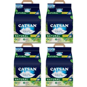 Catsan kattenbakvulling Natural 4 zakken van 8 liter