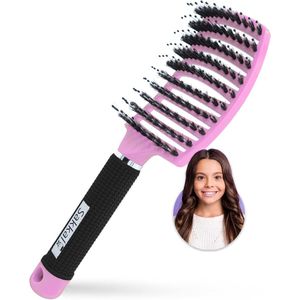 Ontklittende Haarborstel voor Alle Haartypes – Ideaal voor Krullend, Dikke en Fijne Haar