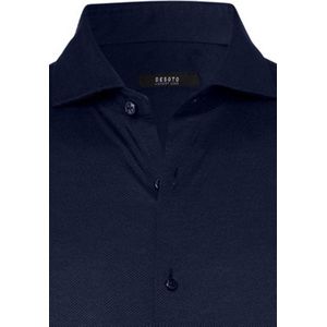 Desoto business overhemd donkerblauw