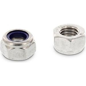 Borgmoer Nyloc Din985 M20 Rvs A2 Sw27 - 50 stuks