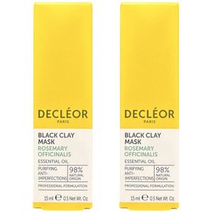 Decleor - Black Clay Mask - Rosemary Officinalis - Gezichtsmasker - 2x15 ml