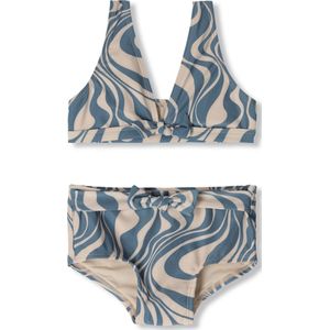 Beachlife Swirl Bikini Zwemkleding Meisjes - Blauw - Maat 122/128