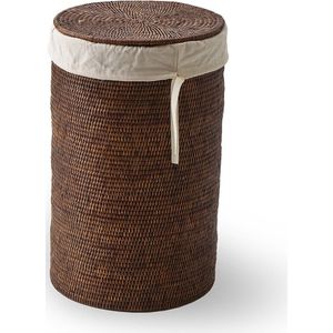 Decor Walther - Basket Klein - Wasmand - Bruin - Hand Gevlochten van Riet met Binnenzak