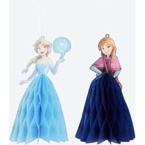 Honeycomb hangers - Feestdecoratie _ frozen - Anna elsa