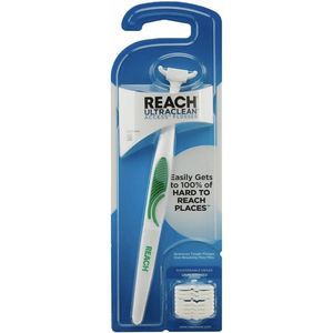 Reach - Ultraclean Access Flosser met 8 Vervangende Flosserkoppen - Tandplakverwijderaar voor Grondige Mondhygiëne