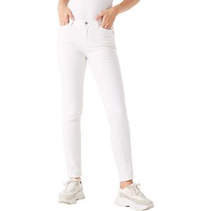 GARCIA Celia Dames Skinny Fit Jeans Wit - Maat W31 X L30