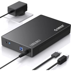 Externe HDD Behuizing USB 3.0 voor 3.5/2.5"" SATA Schijven tot 16TB met Toolloos Ontwerp en UASP Acceleratie