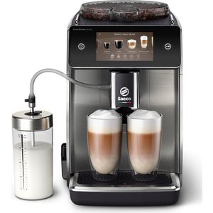 Saeco GranAroma Deluxe SM6685/00 - Volautomatische espressomachine - Zwart/Metallic