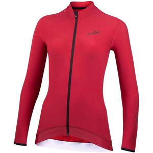 Nalini - Dames - Fietsshirt - Lange mouwen - Wielrenshirt - Najaar - Winter - NEW WRAP LS LADY JERSEY1 - LADY RED 40021 - S